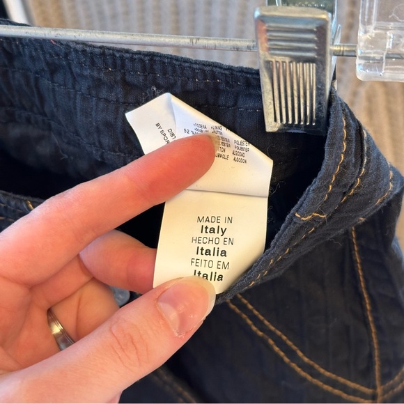 Vintage Krizia Jeans black pants sz 8 - Picture 6 of 10